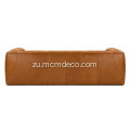 I-cigar Cugar yase-Rawhide Tan Leather Sofa